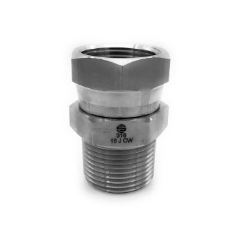 SANI-LAV Model N11S Stainless Steel Swivel Adapter 3/4 FGHT x 1/2 MNPT