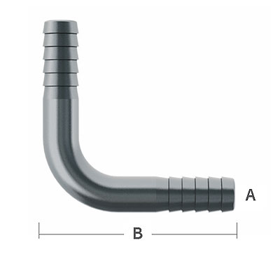 G 3/8'' M/F Stainless steel 90 deg Elbow Fitting 325 Bar