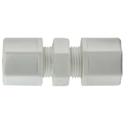 1/2 in. Polypropylene Compression Union Connector, FDA & NSF Listed