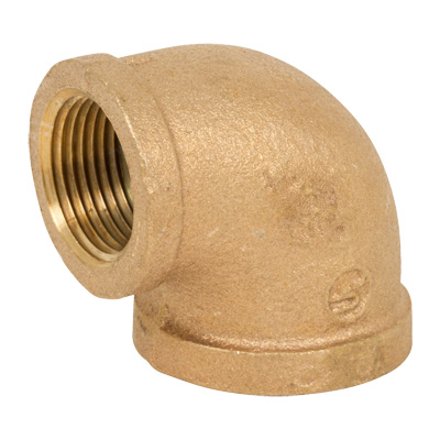 FAIRVIEW FITTING COMPR 90 ELBOW-MPIPE 1/2-1/4 IN - Brass Pipe Fittings -  FAR69-8B