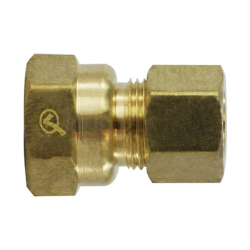 Lead Free Brass Compression Female Adapters - 3/8T x 3/8  FIP