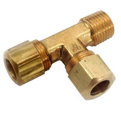 Lead Free Brass Compression Male Adapters - 5/16T x 3/8 MIP