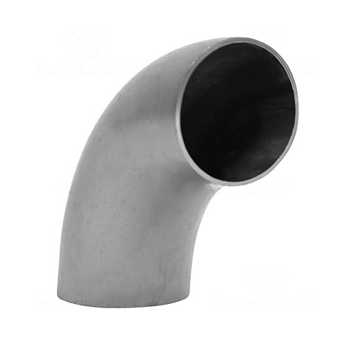 Stainless Steel Tube OD Fittings - 12 90° Weld Elbow 304 SS
